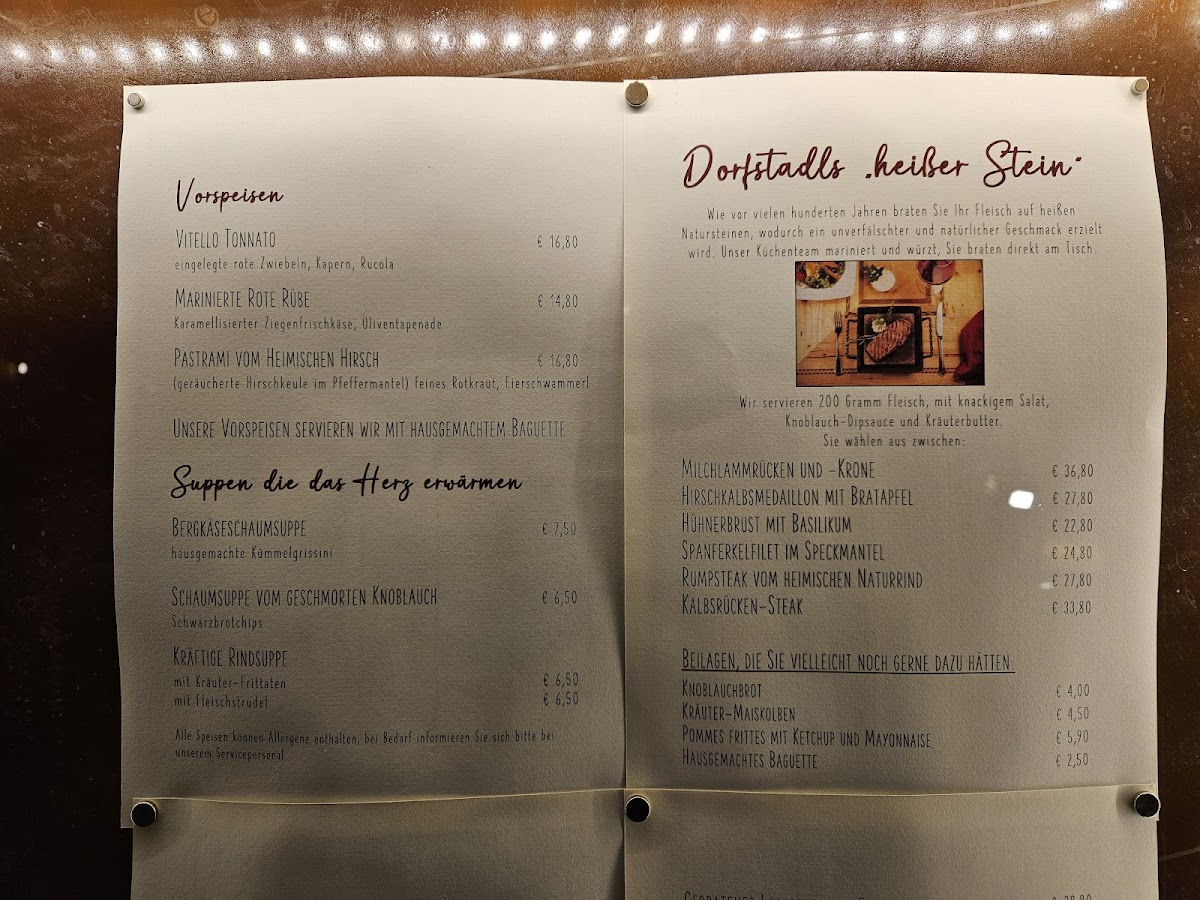 Menu Restaurant Grainer´s Dorfstadl-4