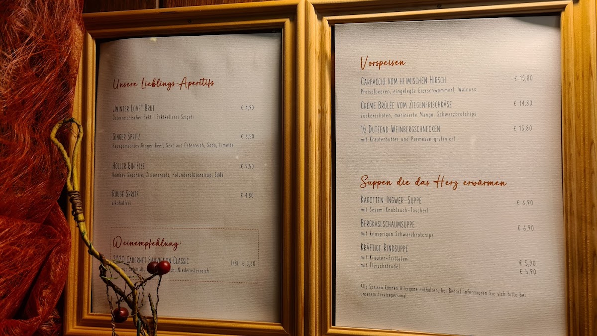 Menu Restaurant Grainer´s Dorfstadl-9